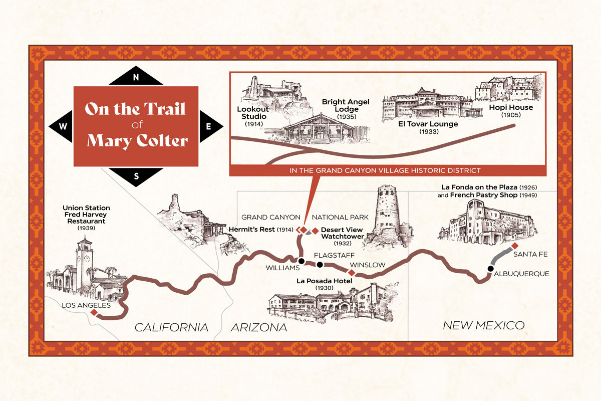 Mary Colter Architectural Southwest Trip